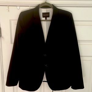 Black suit, blazer and pants by Banana Republic